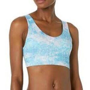 Juicy Couture Sport Aurora Tie Dye Sports Bra - Keyhole Back NEW